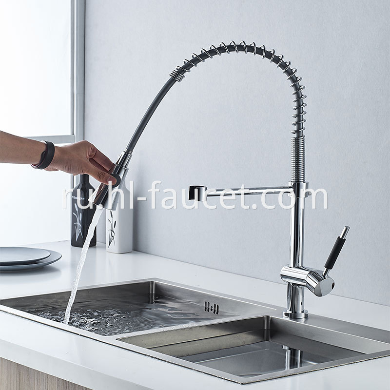 Spring Pull Out Kitchen Faucet